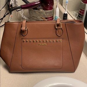 Steve Madden camel color faux leather purse